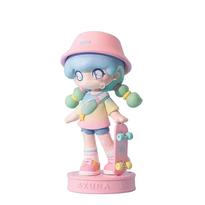 POP MART AZURA – Schrankserie, Blind Box, Mystery Box, Ratespielbeutel, Puppenspielzeug, niedliche Anime-Figur, Schreibtischdekorationen