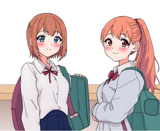 Mauspad SJ Anime - Ina und Mia