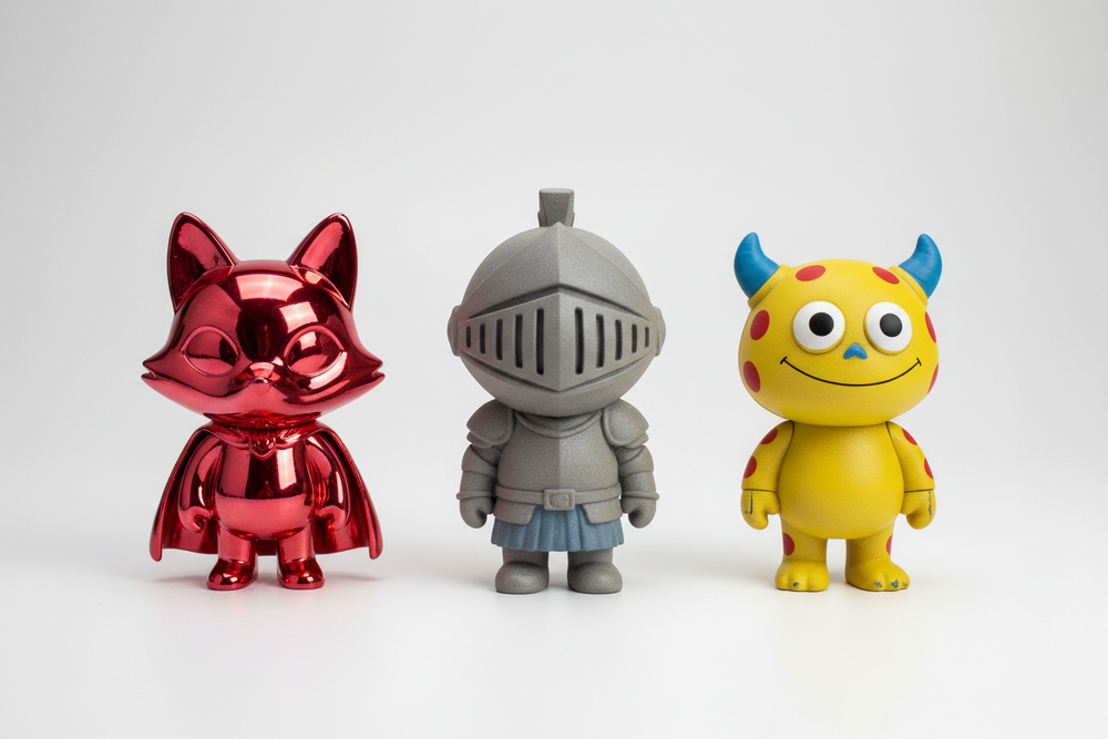 Figurines vinyle vs résine vs PVC : quelle différence ?