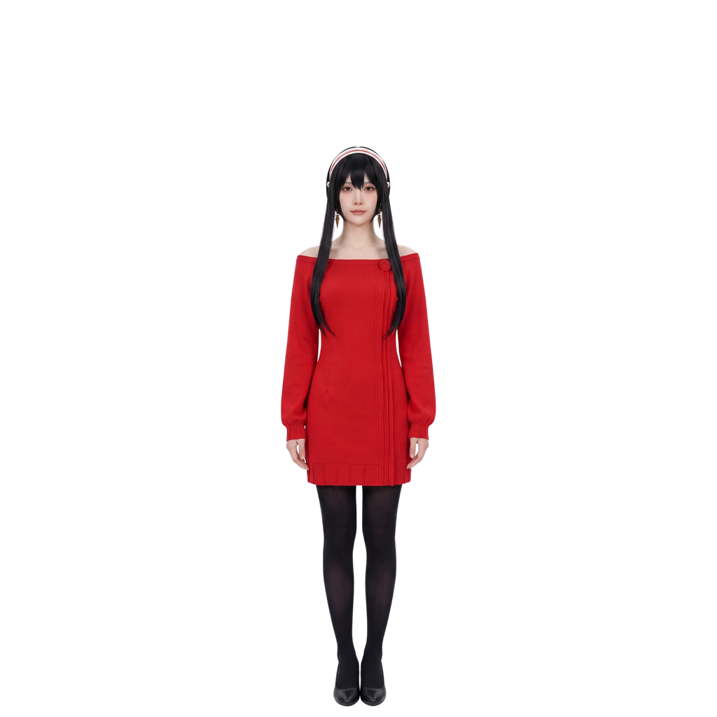 Yor Forger Cosplay Costume – Spy x Family – Dress and Wig