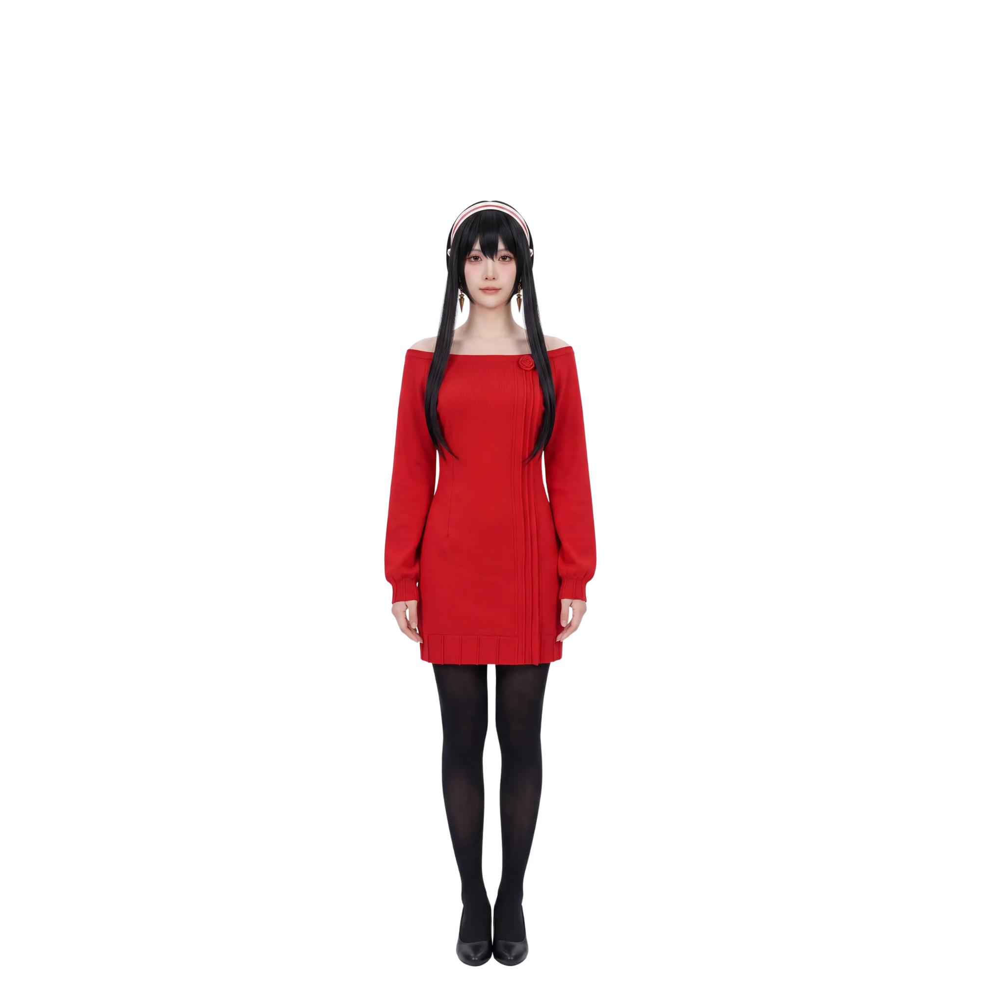 Yor Forger Cosplay Costume – Spy x Family – Dress and Wig