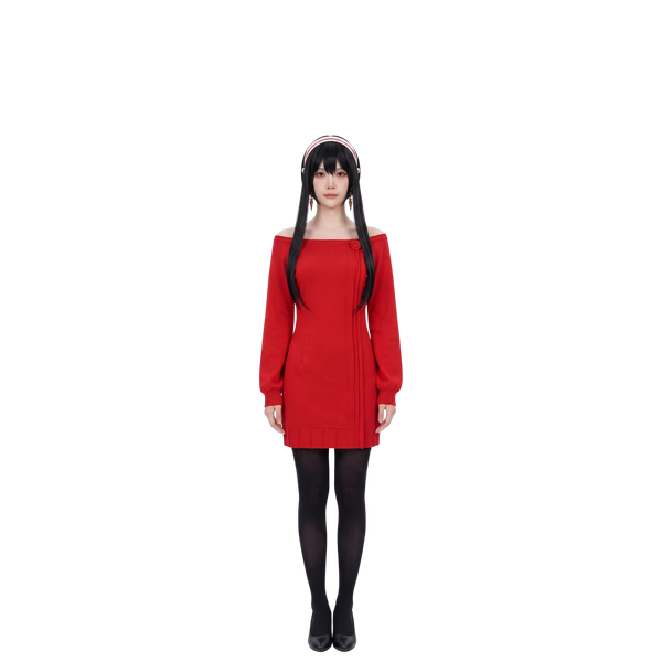 Yor Forger Cosplay Costume – Spy x Family – Dress and Wig