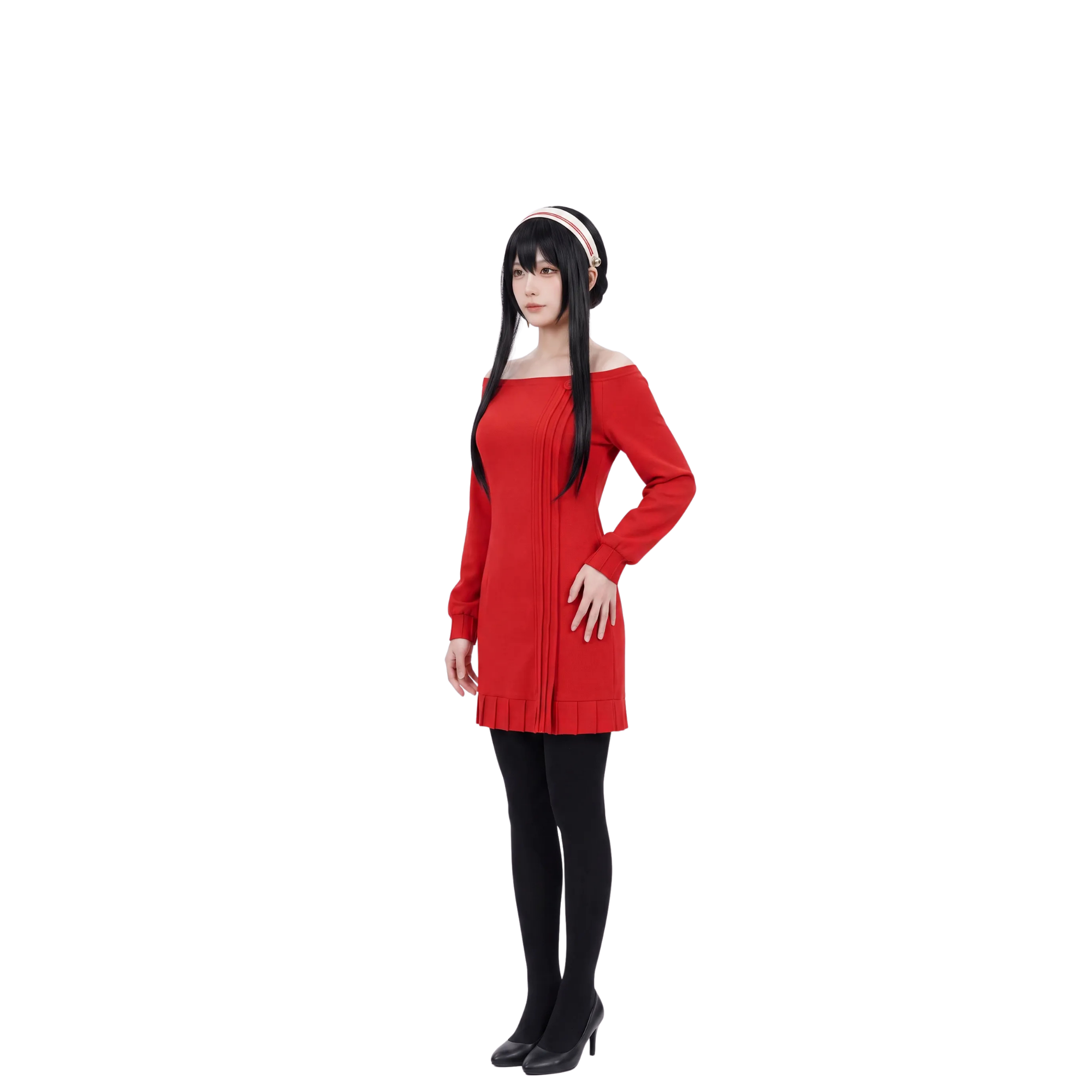 Yor Forger Cosplay Costume – Spy x Family – Dress and Wig