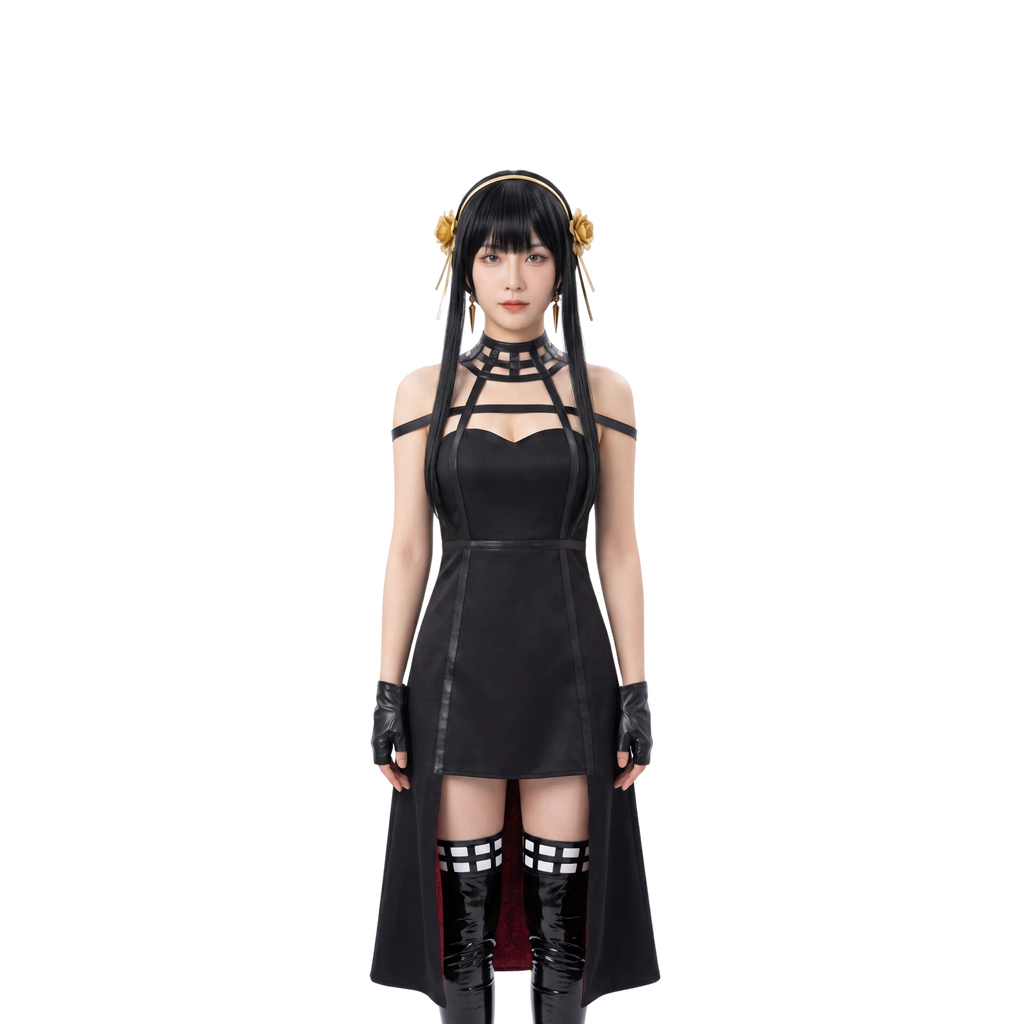 Costume Cosplay Yor Forger – Spy x Family – Robe Noire | BubuKawaii