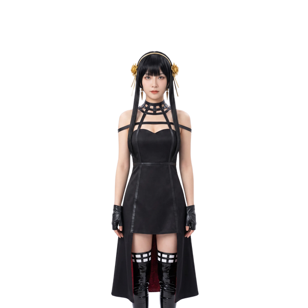 Costume Cosplay Yor Forger – Spy x Family – Robe Noire | BubuKawaii