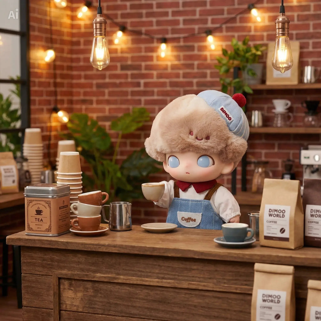 Peluche Vinyl – DIMOO Crush on Coffee