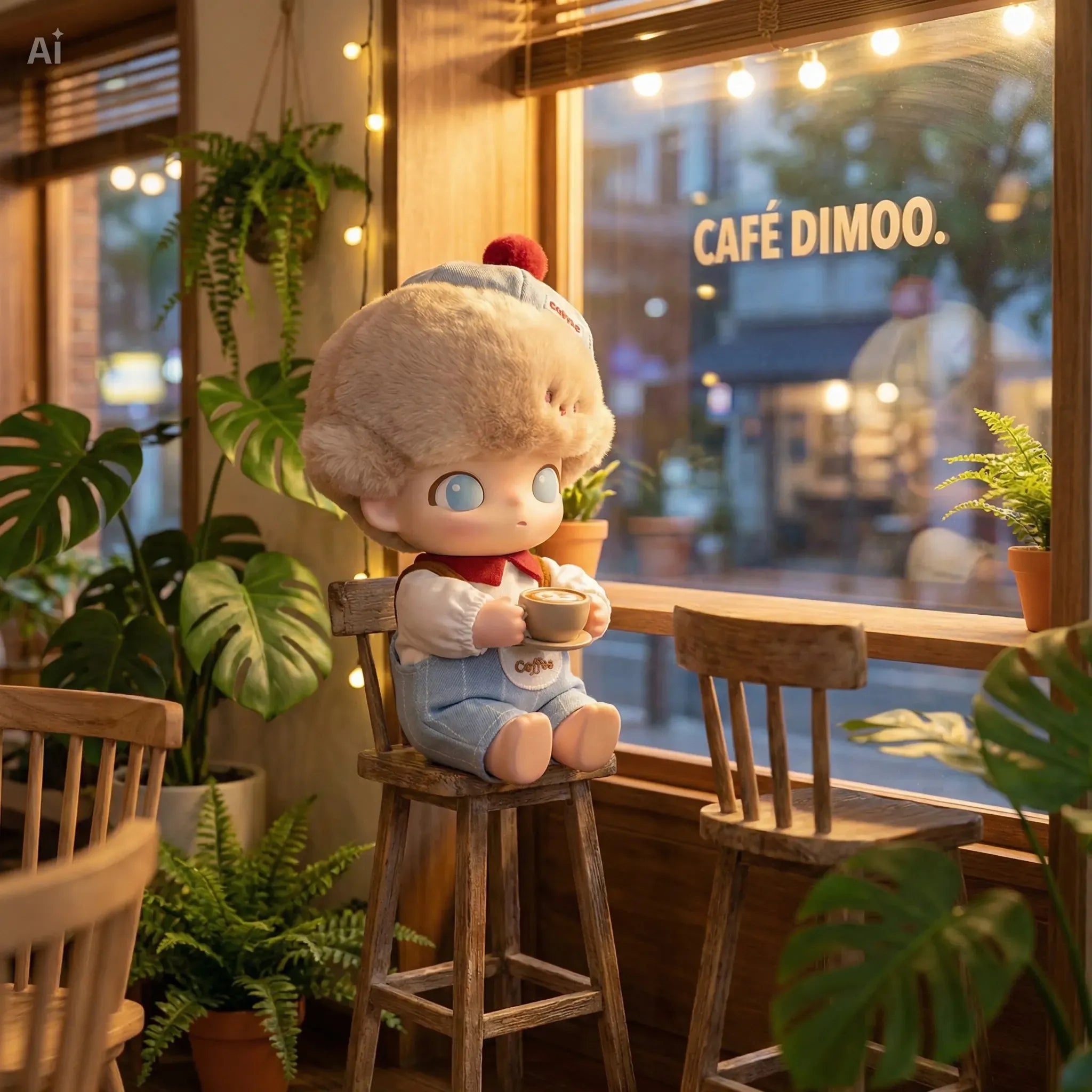 Peluche Vinyl – DIMOO Crush on Coffee