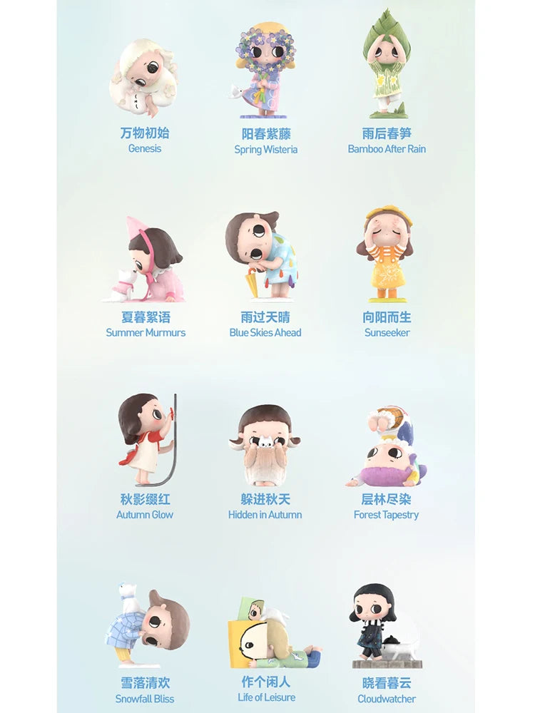 Figurine Nyota I Am The Seasons – Blind Box – Lot de 12 (set complet) | BubuKawaii