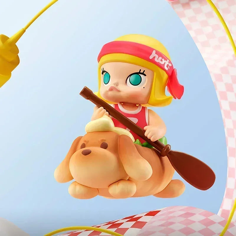 Figurine PVC – Molly Carb-Lover Series – 8 cm – Allons-y hot-dog | BubuKawaii