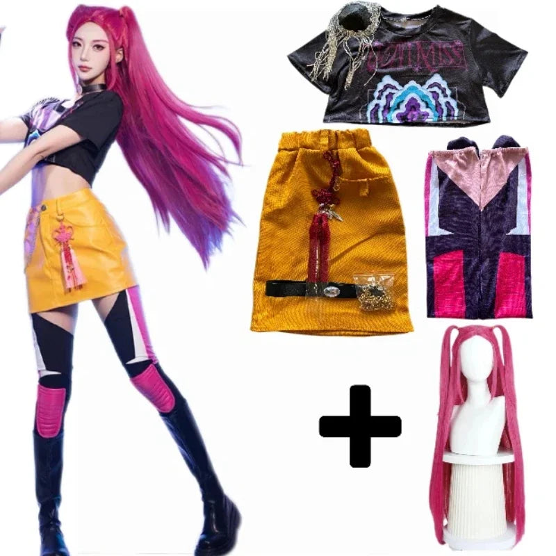 Kawaii Pop Singers Costume – Zoey Rumi Mira – With Accessories
