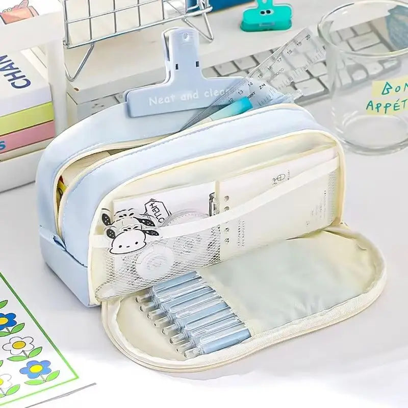 Kawaii School Pencil Case Large Capacity Multi-Pocket