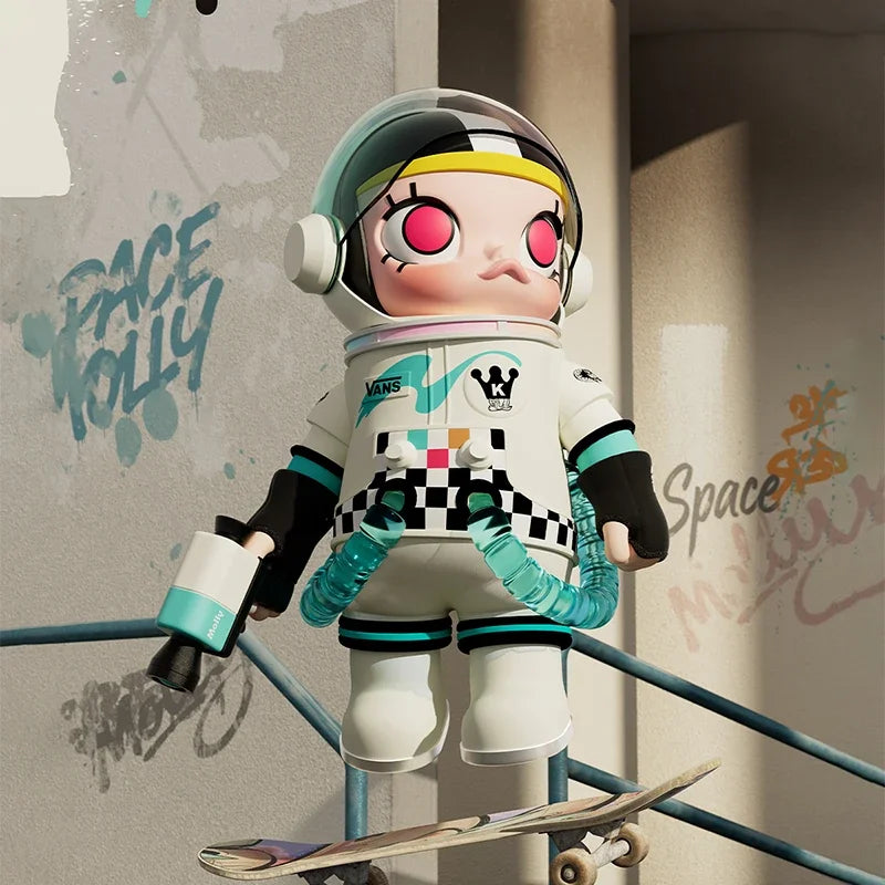 Pop Mart – Mega Space Molly 400% x Vans – Figurine Vinyle XXL