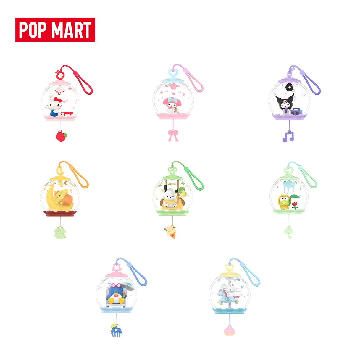 【EU AU】POP MART Hello Kitty et ses amis, série Sweet Dream Bubble House, ensembles de scènes, 1 pièce/8 pièces,…