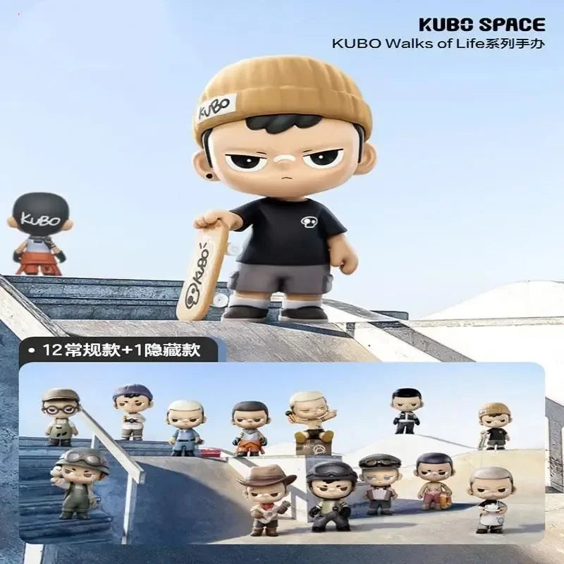 POP MART KUBO série promenades de la vie boîte aveugle à la mode jouets boîte mystère figurine d'action mystère…