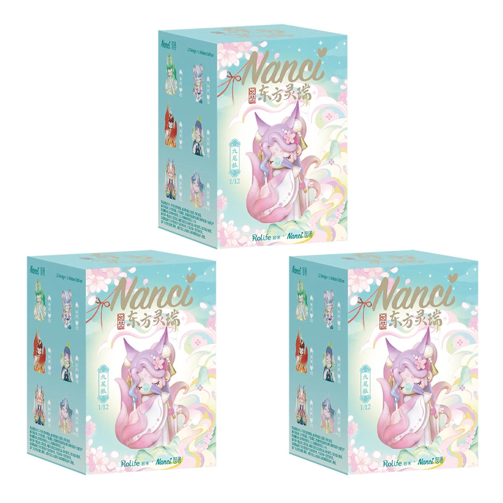 Robotime Rolife Nanci auspiieux esprit oriental bête boîte aveugle figurines d'action poupée jouets boîte Surprise…