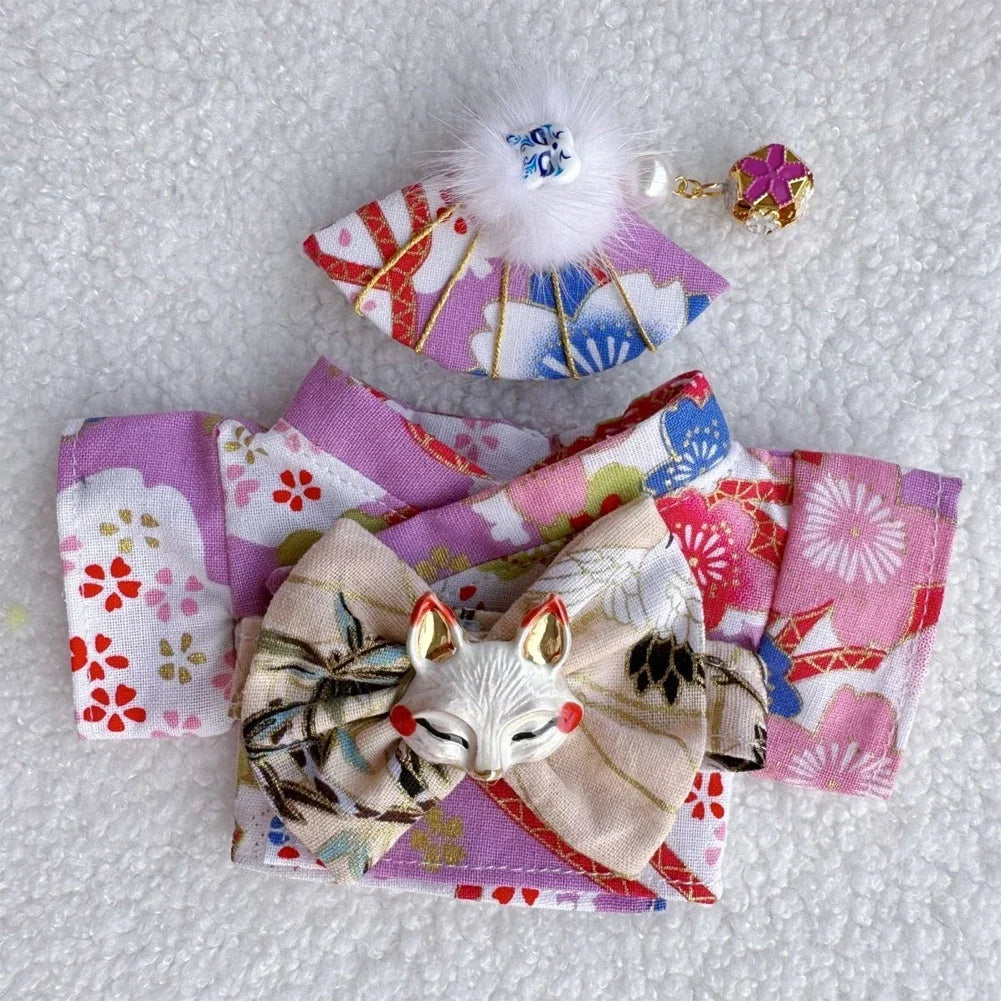 Costume Kimono Japonais pour Labubu  15-17 cm