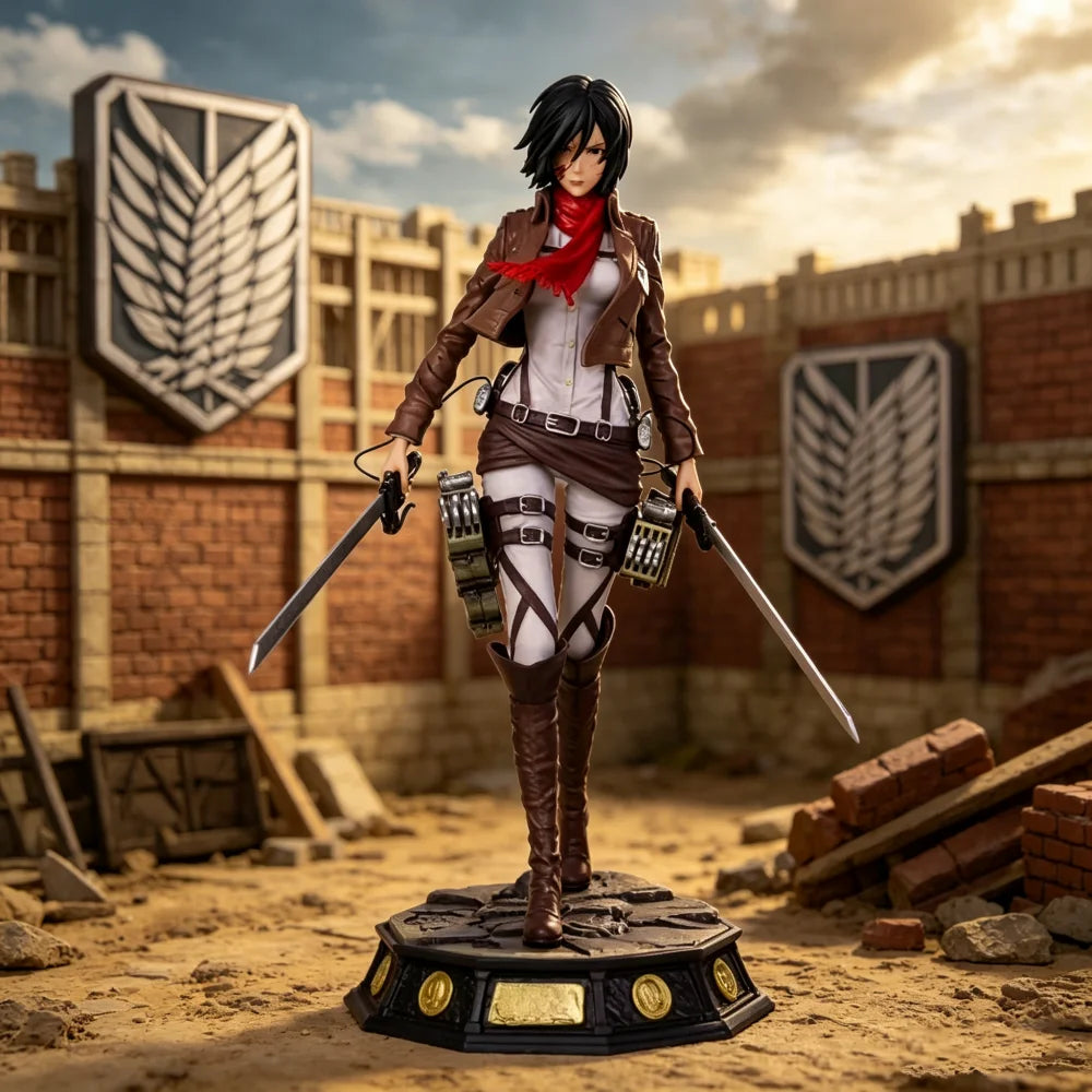 Mon Bubu Kawaii – Attaque des Titans – Figurine Mikasa Ackerman 30 cm