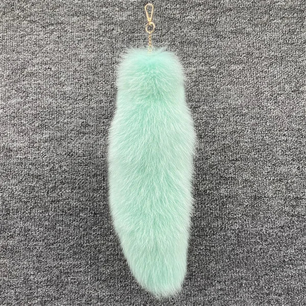 Huge Fluffy Faux Fur Fox Tail Keychain Bag Charms Therian Tail Fox Tail Keychain Fur… – Couleur 34 – vue 10 | BubuKawaii