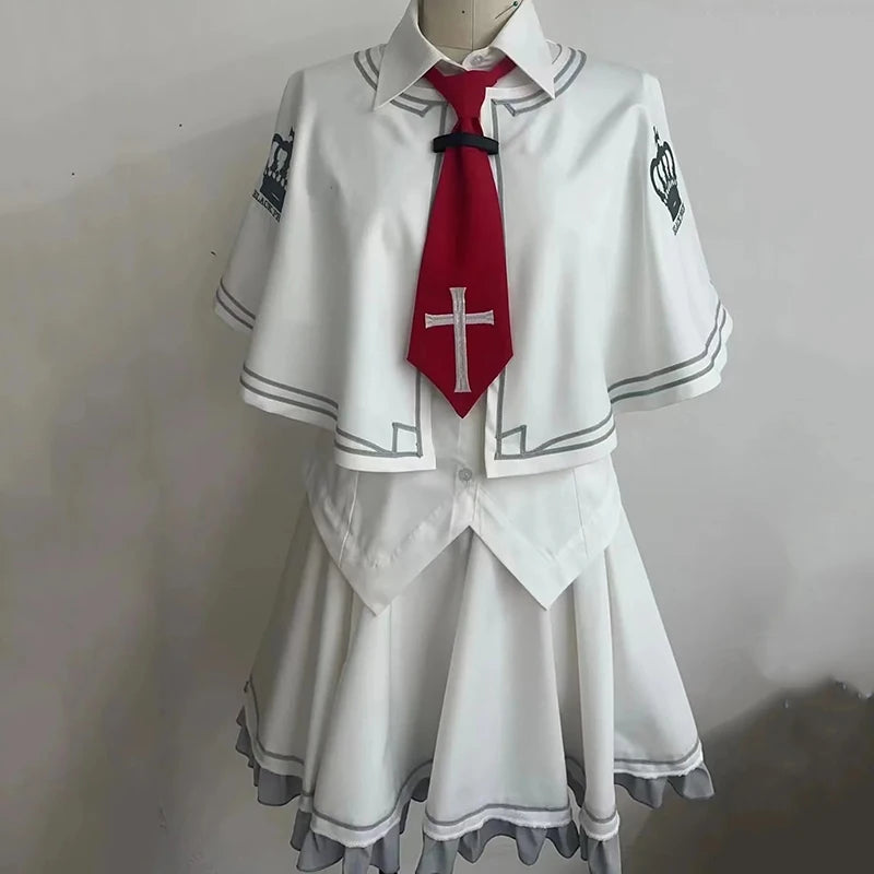 Anime Wonderful Everyday Down the Rabbit Hole Minakami Yuki Cosplay Costume Women Shirt Skirt… – A – vue 6 | BubuKawaii