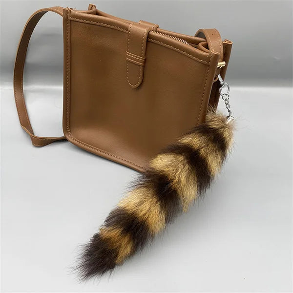 Huge Fluffy Faux Fur Fox Tail Keychain Bag Charms Therian Tail Fox Tail Keychain Fur… – Couleur 1 – vue 24 | BubuKawaii