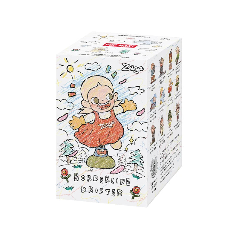POP MART Zsiga Borderline Drifter série figurines 1 pièce/12 pièces boîte aveugle POPMART