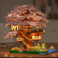 Arbre Sakura - Blocs de construction avec LED
