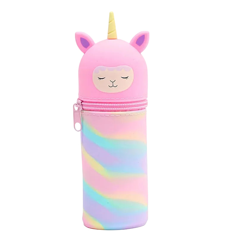 Kawaii Silicone Pencil Case – Animal Shape – Large Capacity