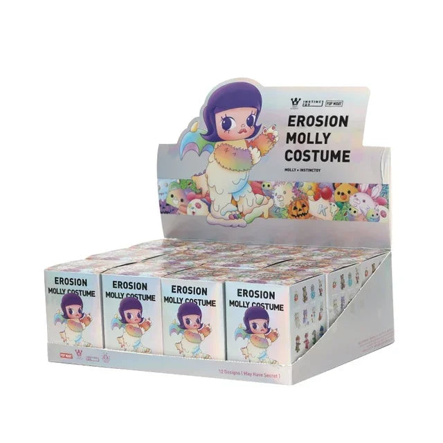 Pop Mart – Molly x Instinctoy Erosion Molly Costume – Blind Box – Lot de 12 boîtes | BubuKawaii