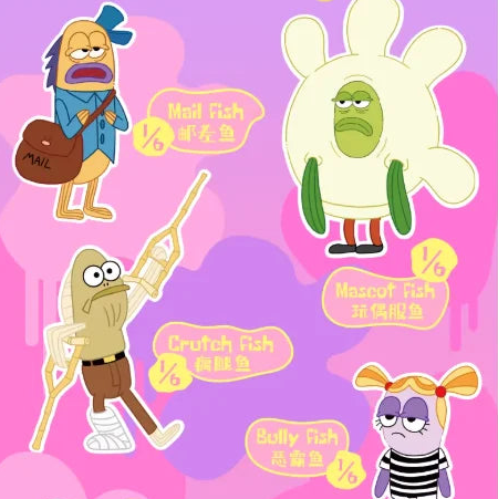 Pop Mart – Spongebob Bikini Bottom Buddies Whimsical 2.0 – Peluche Blind Box