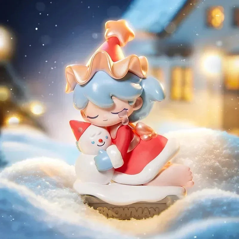 POP MART AZURA série de noël chaude véritable boîte aveugle jouets Kawaii Anime figurine Surprise boîte mystère…