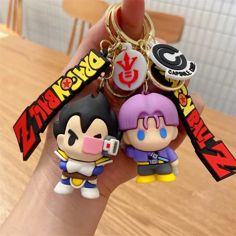 Dragon Ball keychain creative Goku and Vegeta pendant cartoon high-appearance value fashionable… – vue 4 | BubuKawaii