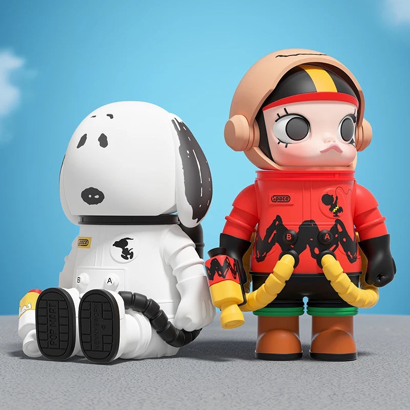 Pop Mart – Mega Space Molly 100% Charlie Brown & Snoopy – Figurine