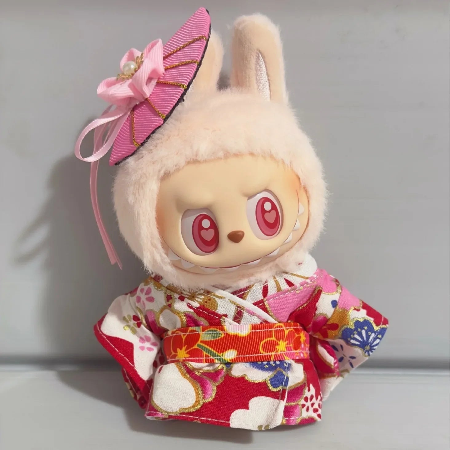 Costume Kimono Japonais pour Labubu  15-17 cm
