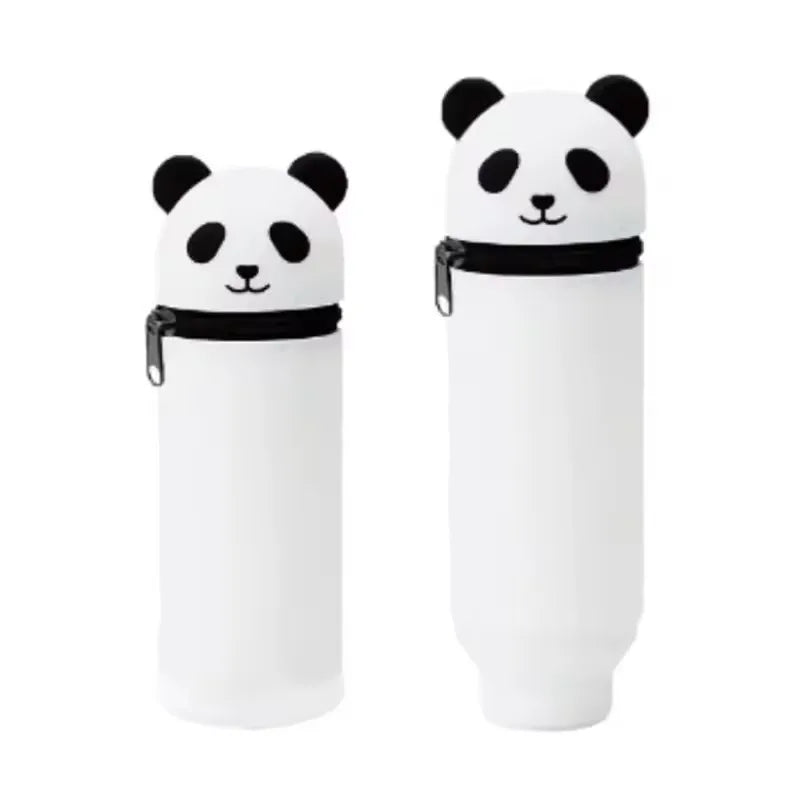 1PCS Kawaii Animals Silicone Telescoping Pencil Case Student Large Capacity Stationery Bag… – panda – vue 16 | BubuKawaii