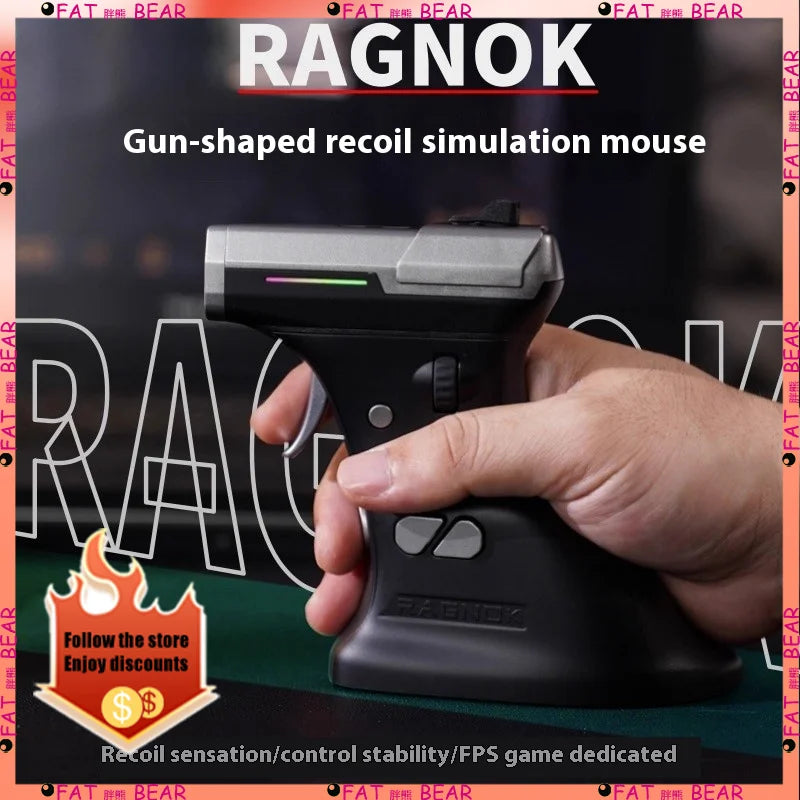 Ragnok ErgoStrike 7 – Souris gaming à simulation de recul – vue 4