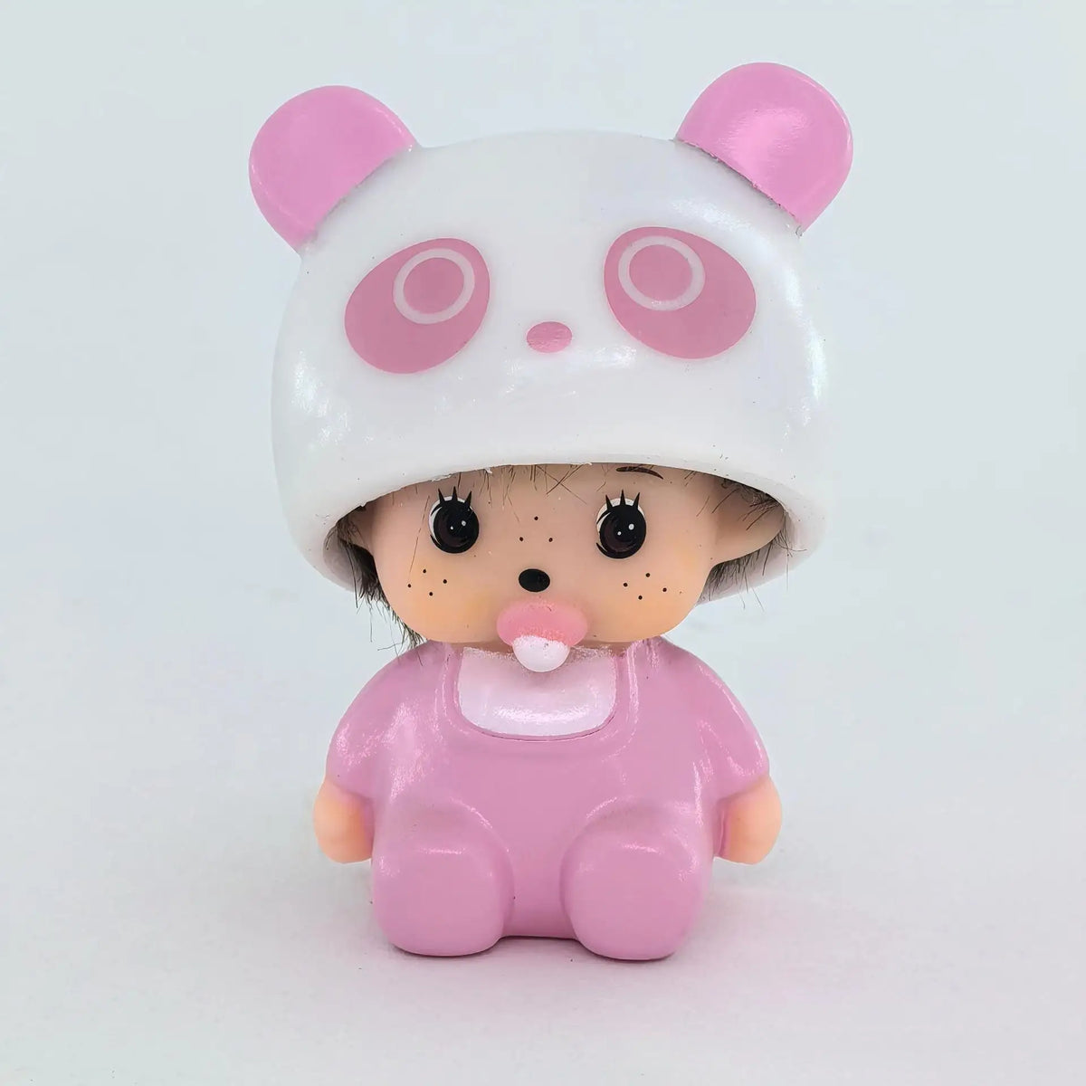 Monchhichi x Sanrio – Hello Kitty & Panda – Figurine Vinyle Porte-Clés – C | BubuKawaii
