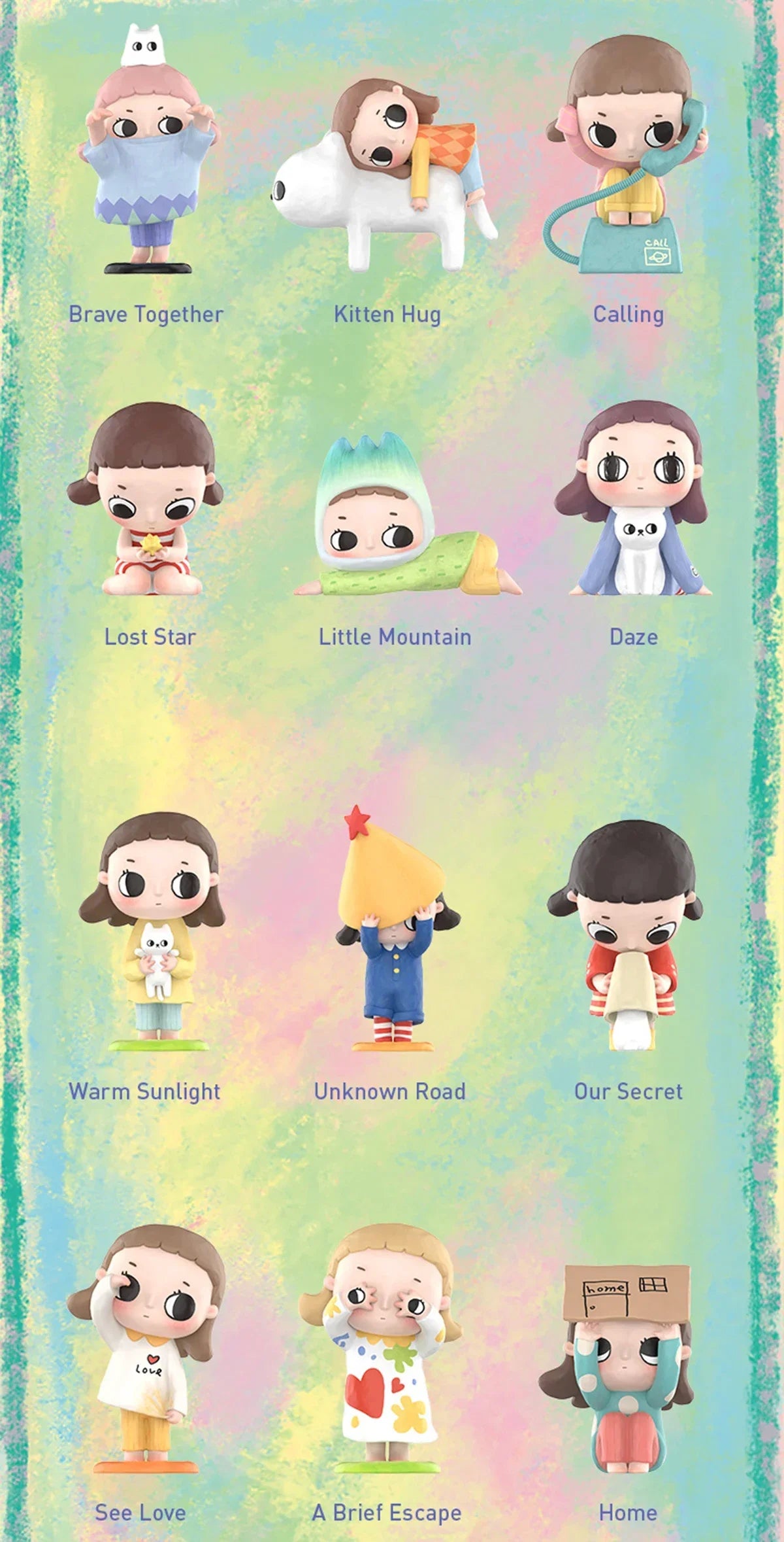 Figurine Nyotas Flauschige Life – Blind Box Mystery – Lot de 12 (set complet) 2 | BubuKawaii