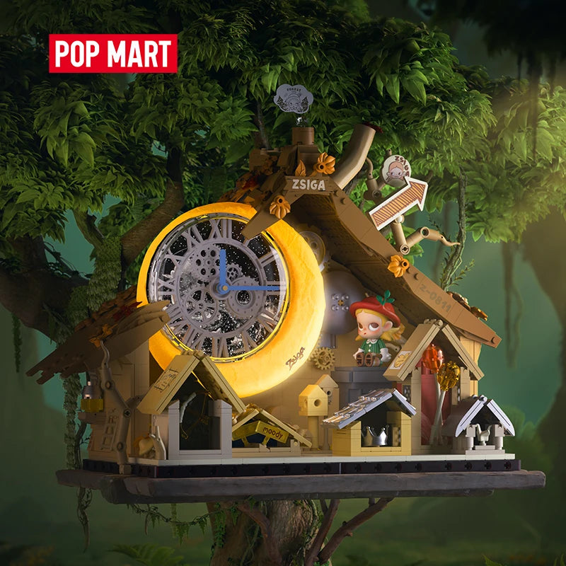POP MART Zsiga Walking Into The Forest Series Block Figures POPMART Block Limited à 2 pièces par commande