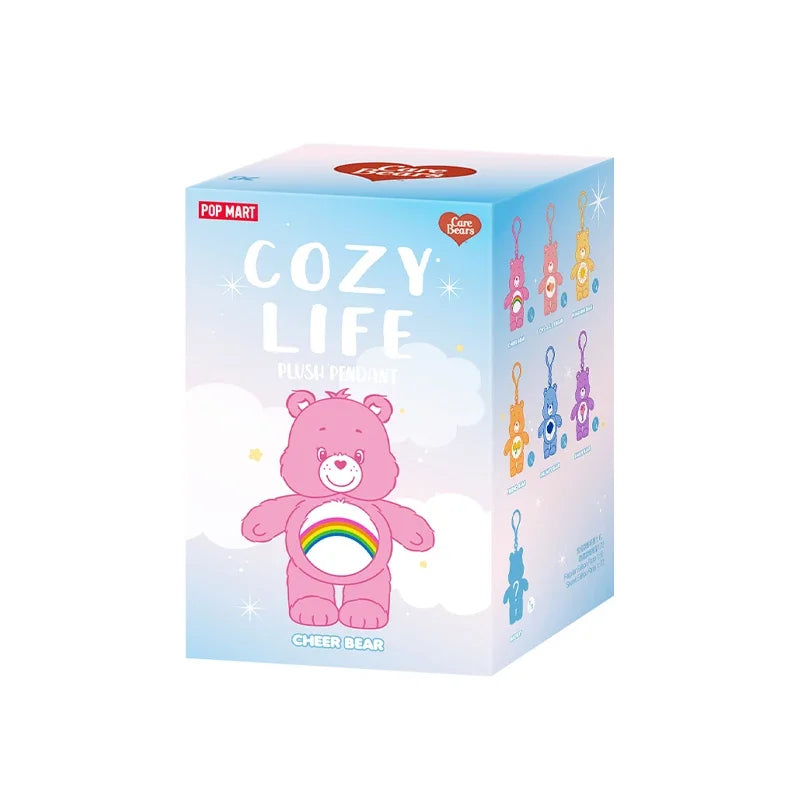 Pop Mart Care Bears – Cozy Life Series, Quicksand Plush Pendant, Blind Box, Mystery Box, Toys, Doll, Ornaments, Gift