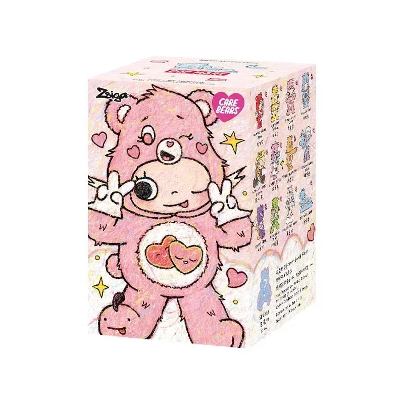 POP MART CareBears x Zsiga série boîte mystère véritable boîte aveugle devinez sac ornement Figurines décor à la…