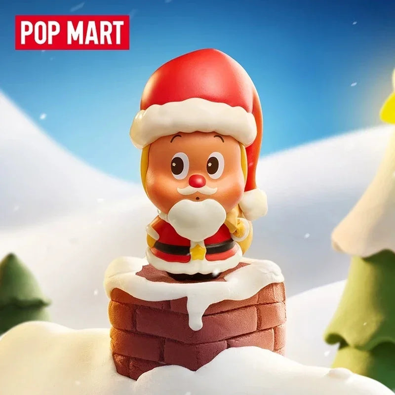 POP MART POP BEAN livraison de noël dans la série Progress boîte aveugle sac de devinettes boîte mystère jouets poupée…