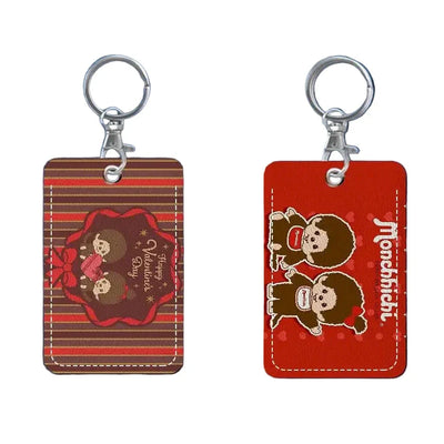 Monchhichi Porte-cartes avec Porte-clés