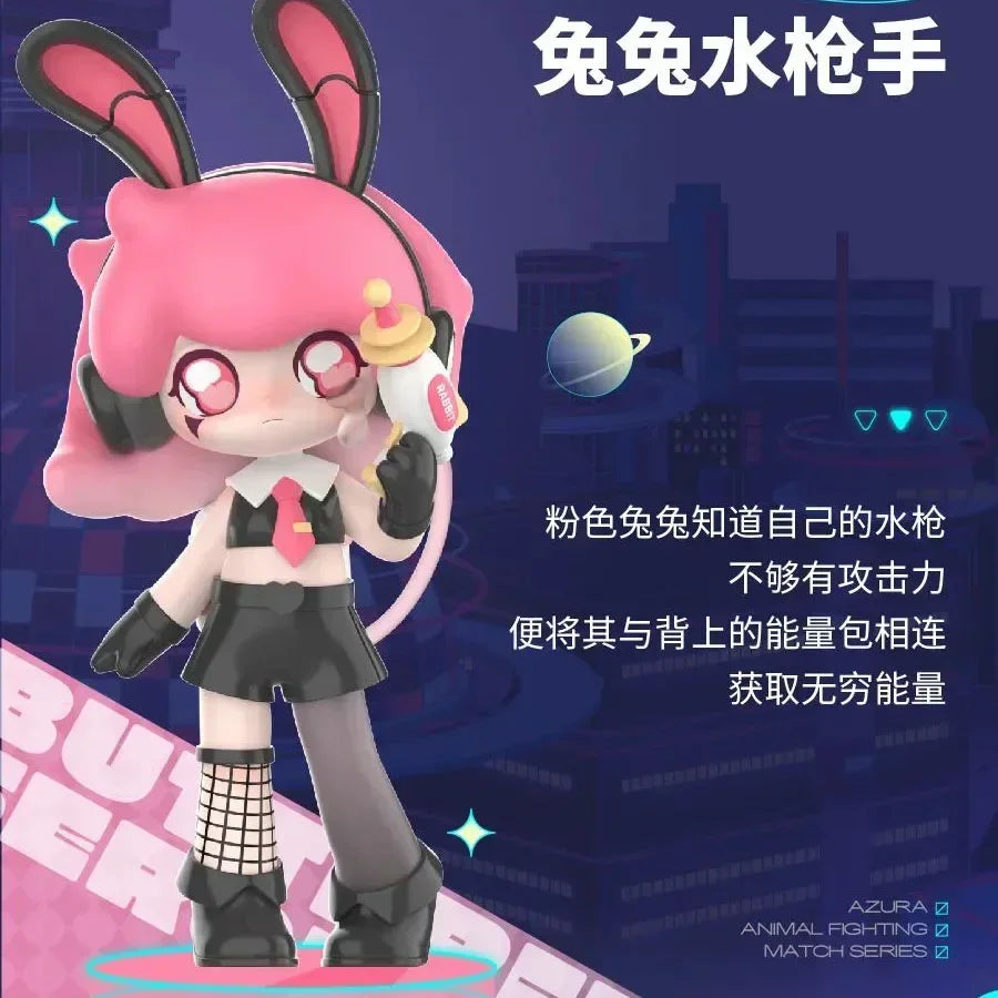 Pop Mart véritable Azura série de sport animale boîte aveugle boîte mystère originale jouets poupée mignon Anime…