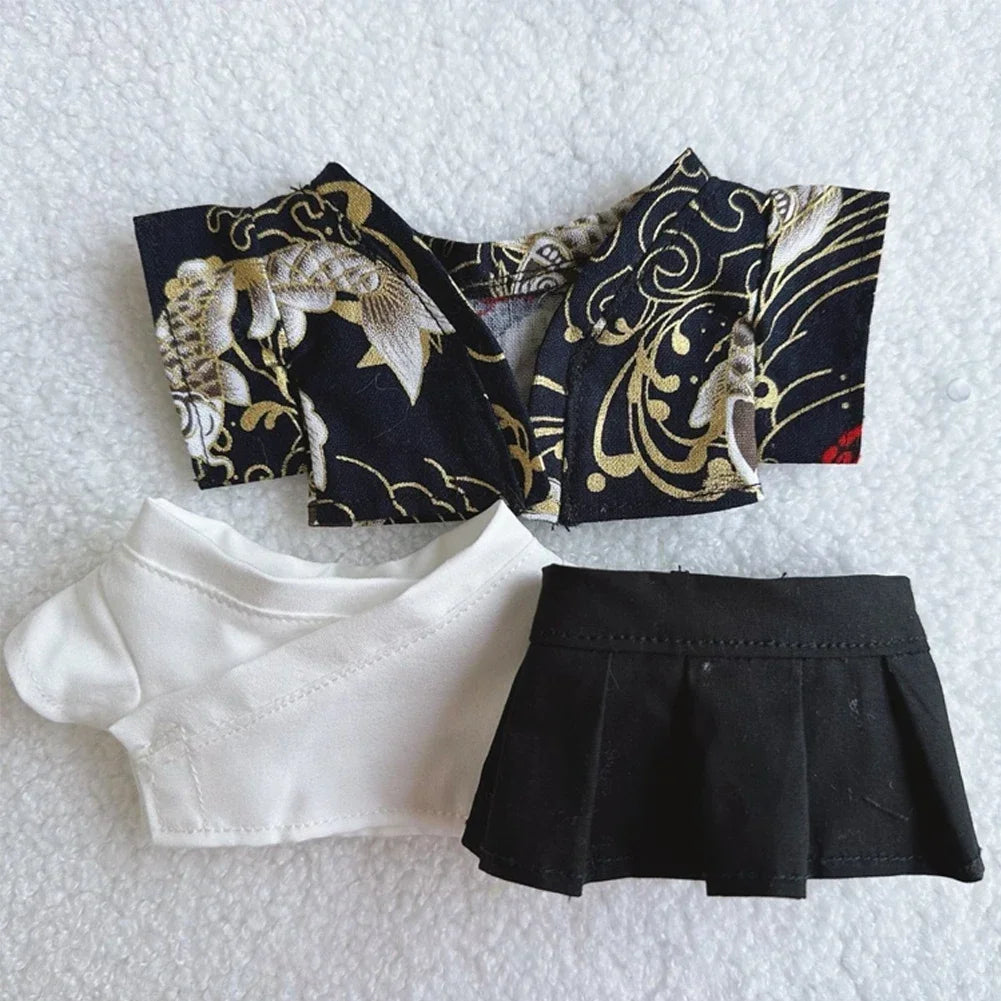 Costume Kimono Japonais pour Labubu  15-17 cm