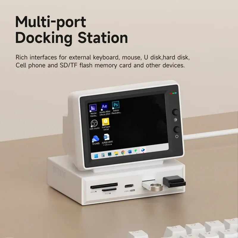 Hagibis 3.5inch IPS Mini Screen AIDA64 Mini PC CPU RAM HDD Data Monitor Display Sub Screen with USB C… – vue 3 | BubuKawaii