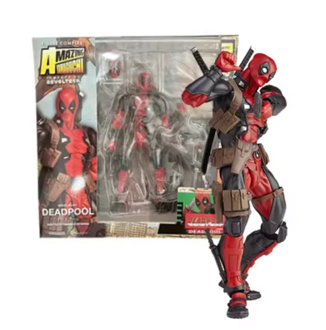 Revoltech Yamaguchi – Wolverine & Deadpool Comic Version – Articulated Action Figure