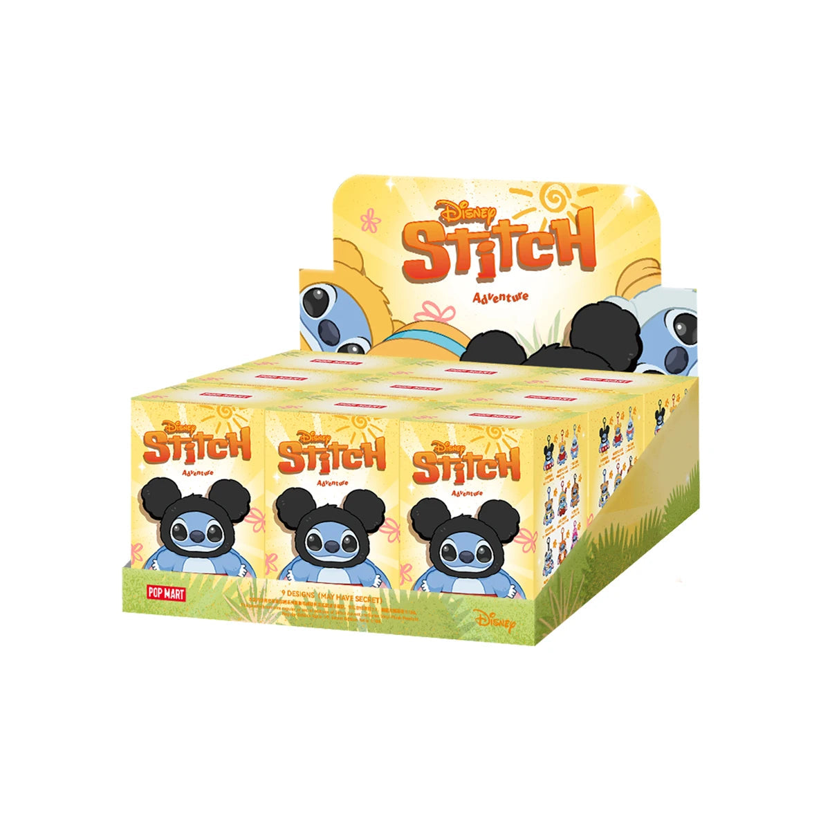 Pop Mart – Stitch Peluche Vinyle Pendentif Série Aventure