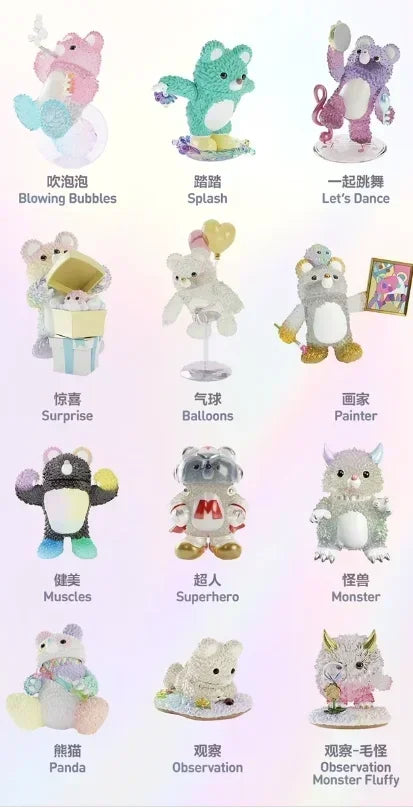 Pop Mart Instinctoy Muckey jouer temps série boîte aveugle devinez sac boîte mystère jouets poupée mignon Anime Figure…