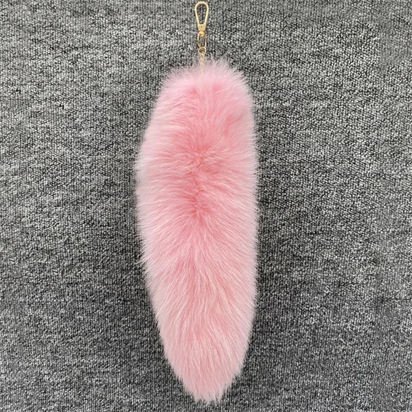 Huge Fluffy Faux Fur Fox Tail Keychain Bag Charms Therian Tail Fox Tail Keychain Fur… – Couleur 31 – vue 14 | BubuKawaii
