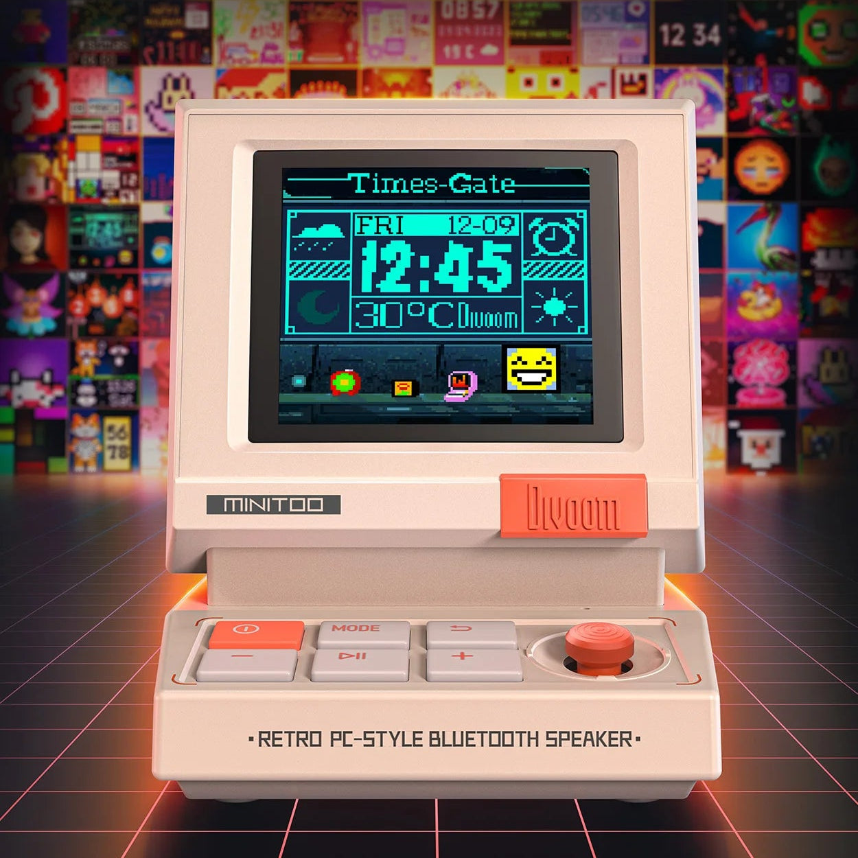 Retro Bluetooth Pixel Speaker – Divoom MiniToo